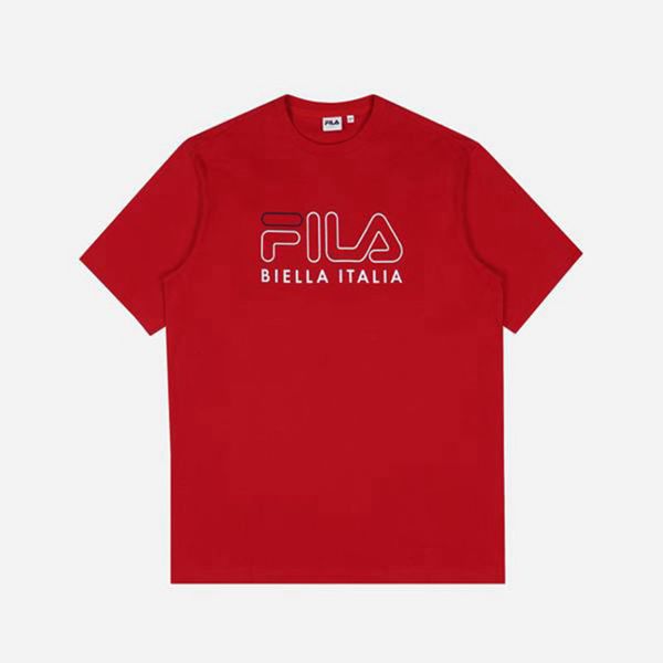 Fila T-Shirt Dam Röda - 3D Logo S/S,90532-QMNW